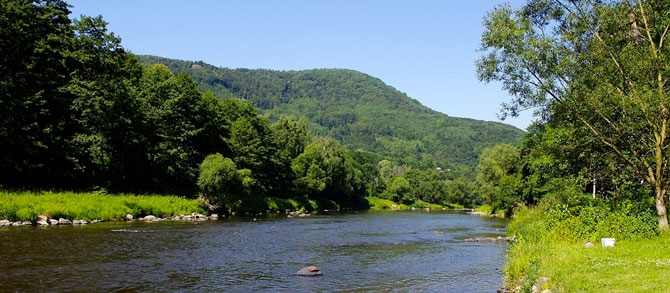 Čištění řeky Ohře